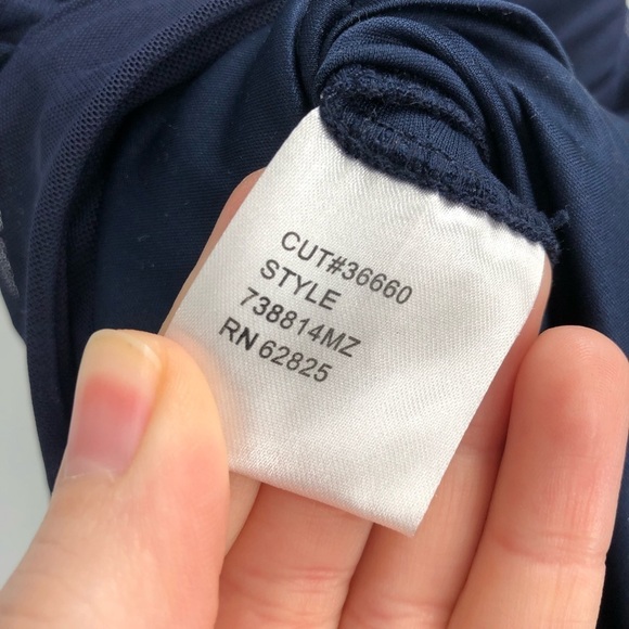 TADASHI SHOJI Blue Asymmetrical Ruched Dress M Navy Wedding Guest Dressy Medium - Picture 7 of 8